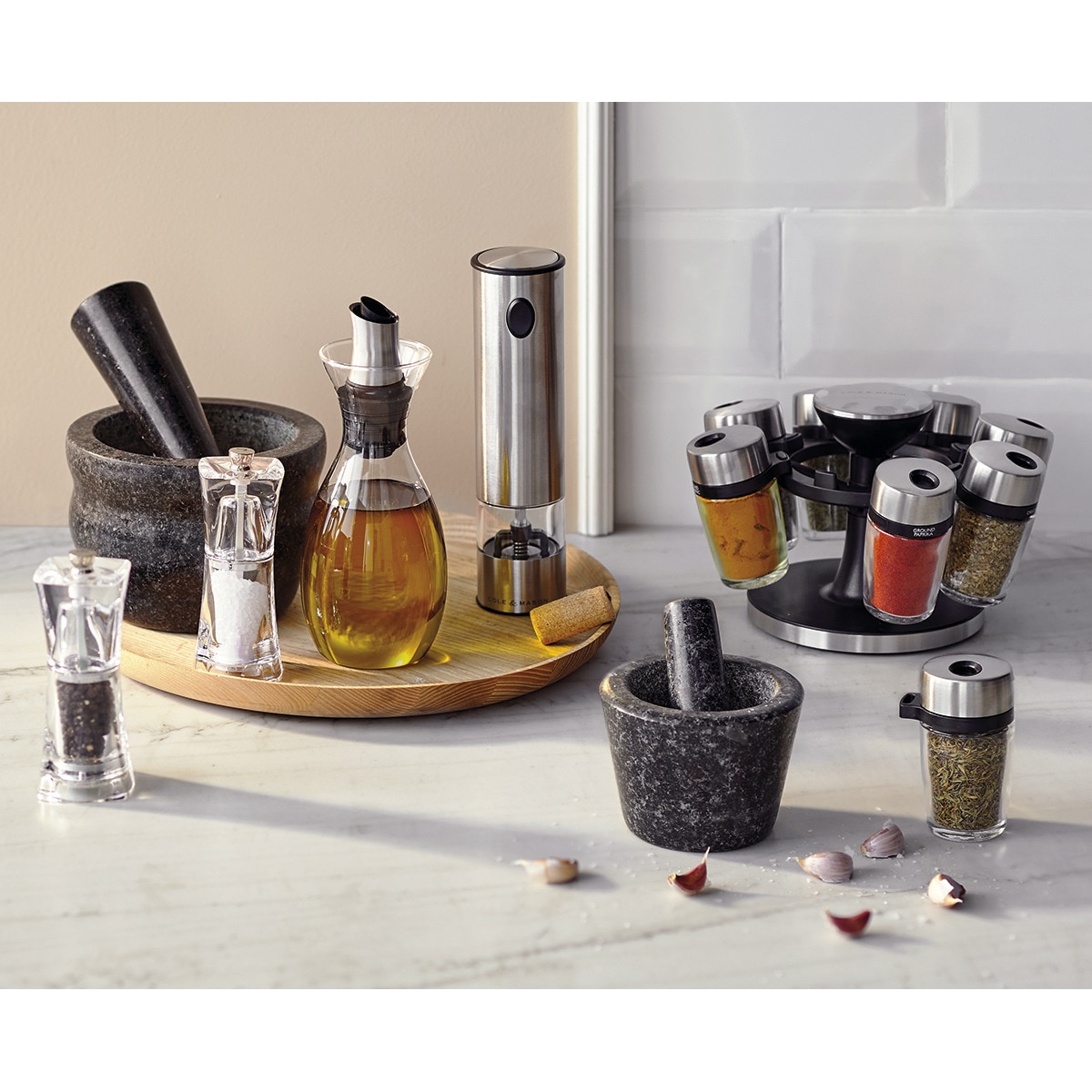 Mini almofariz Dorchester Cinzento-5