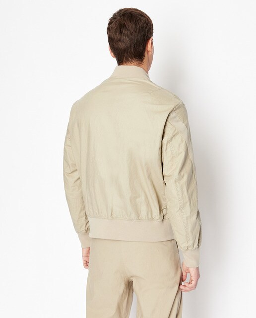 Cazadora bomber de hombre beige · Armani Exchange · El Corte Inglés