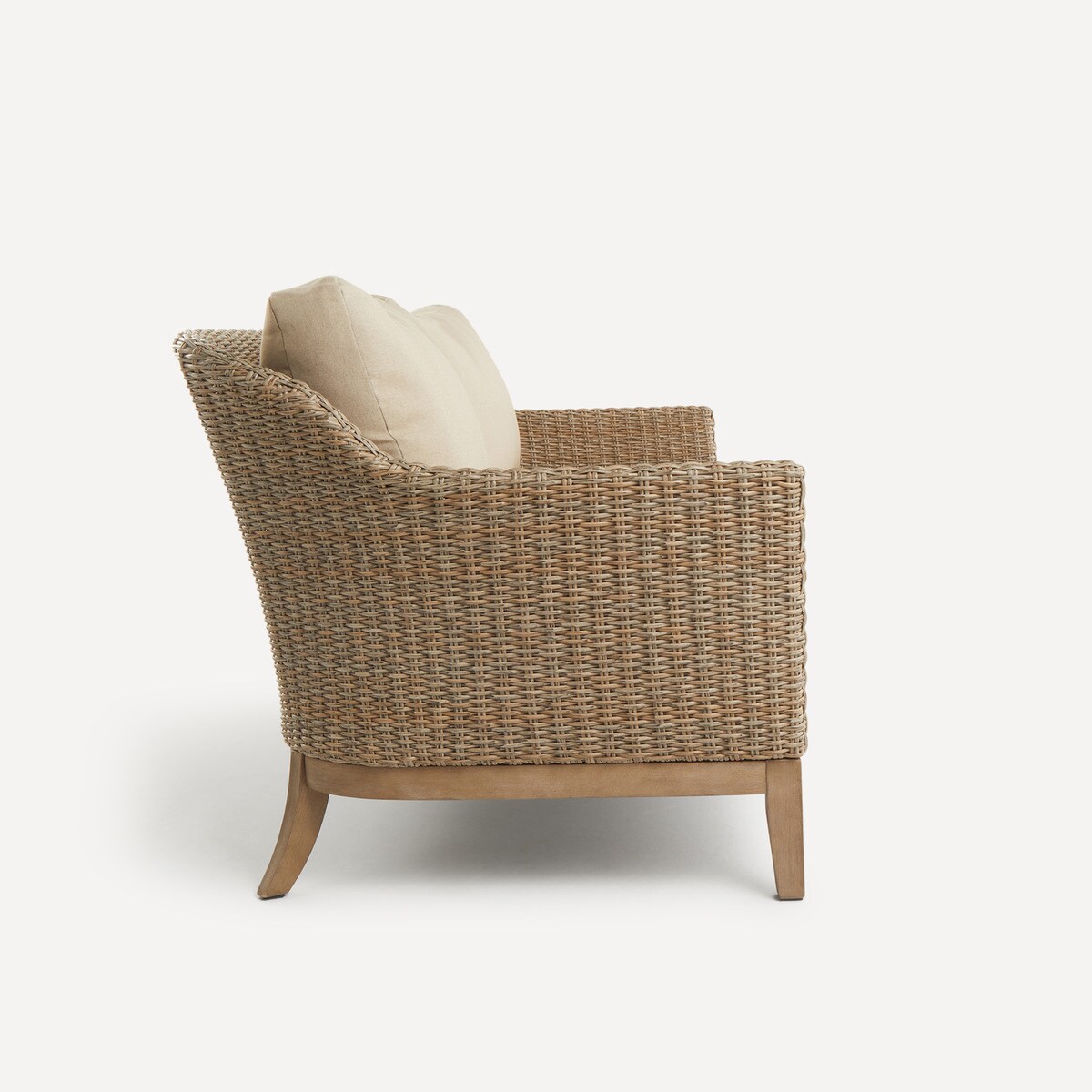 Sofá de jardín de 2 plazas de acacia Bastia El Corte Inglés · El Corte