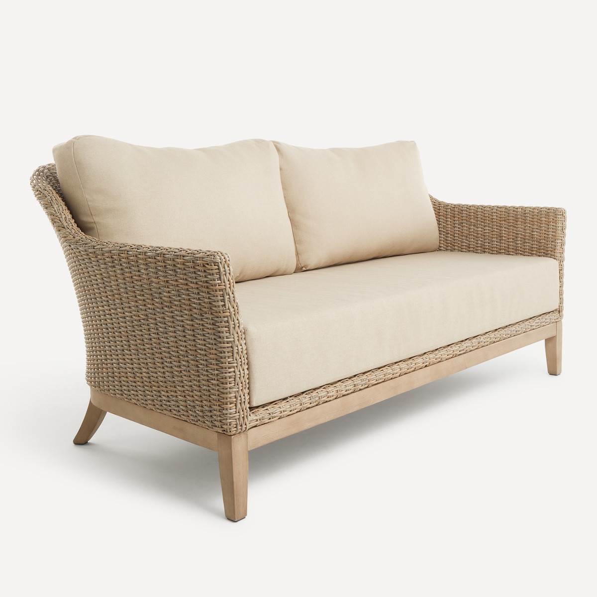 Sofá de jardín de 2 plazas de acacia Bastia El Corte Inglés · El Corte