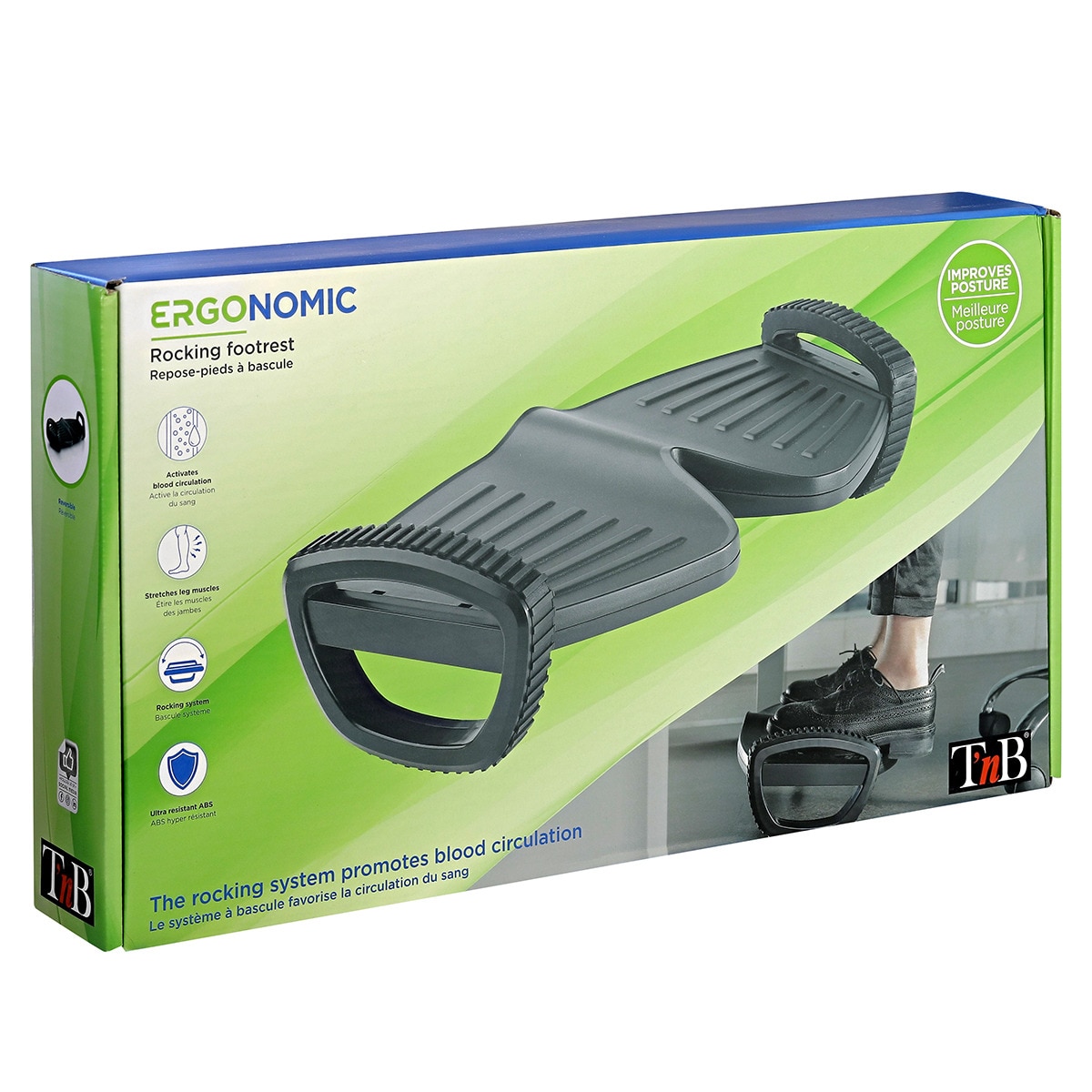 Reposapiés basculante T'nB FREST02 Negro-7