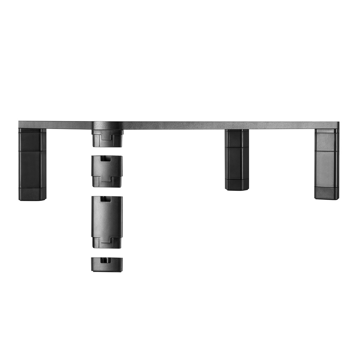 Soporte elevador para monitor T'nB MSTAND con altura ajustable Negro-7