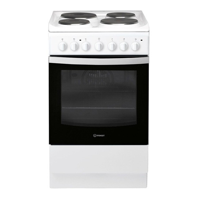 Fogão Elétrico Indesit IS5E4KHW Hidrolítico com 4 Zonas Elétricas de 50cm -  Branco · El Corte Inglés
