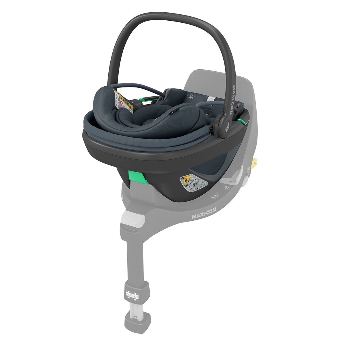 Cadeira Auto Coral 360º Isofix i-Size - 40x75 cm Cinzento-chumbo-15