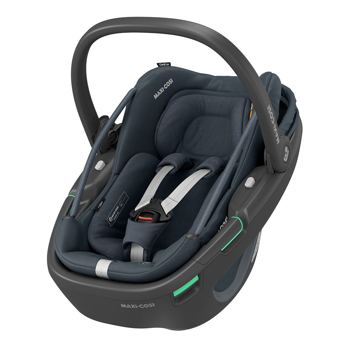 Cadeira Auto Coral 360º Isofix i-Size - 40x75 cm Cinzento-chumbo-4