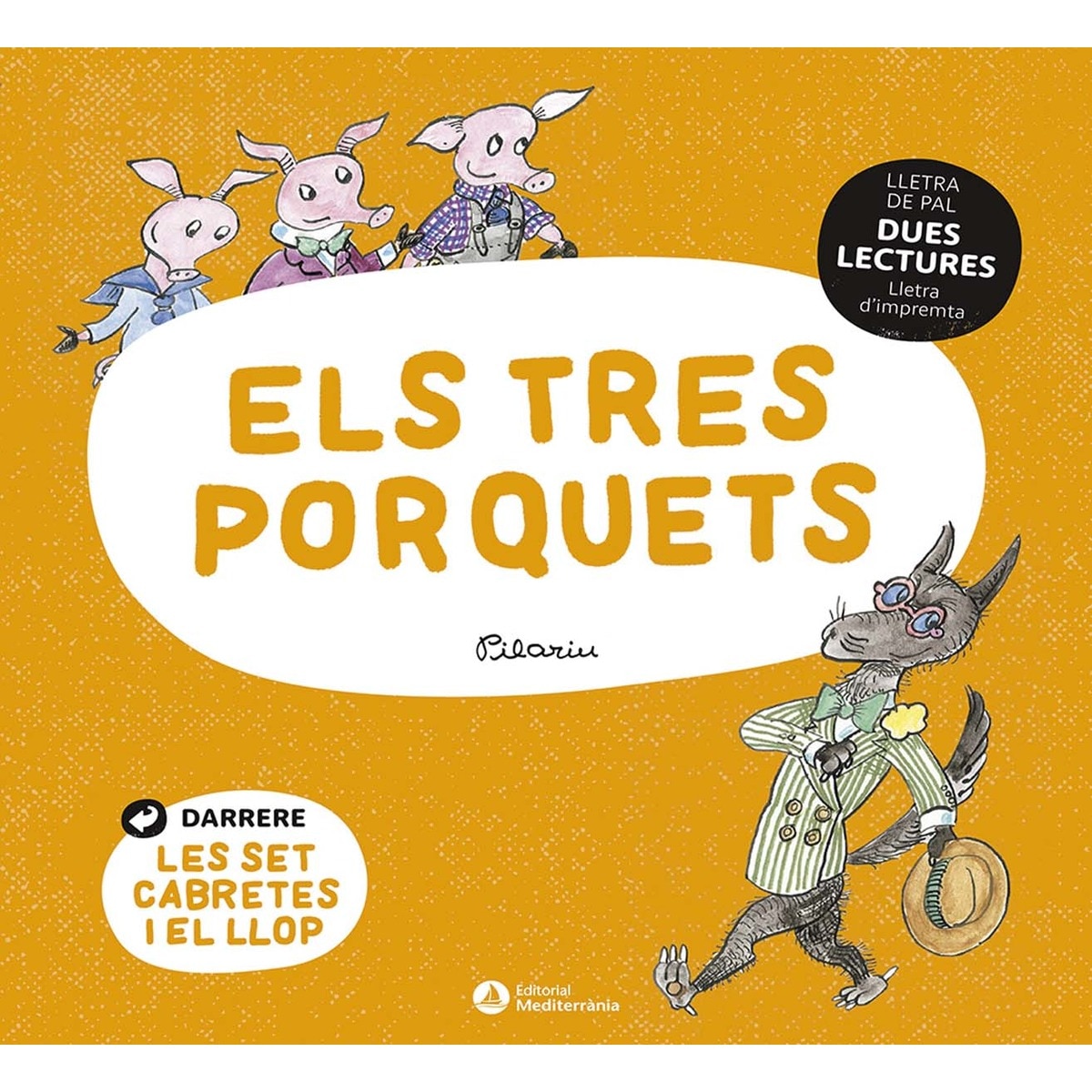Imagem 0 de DUES LECTURES. Els tres porquets. Les set cabretes (Capa dura)