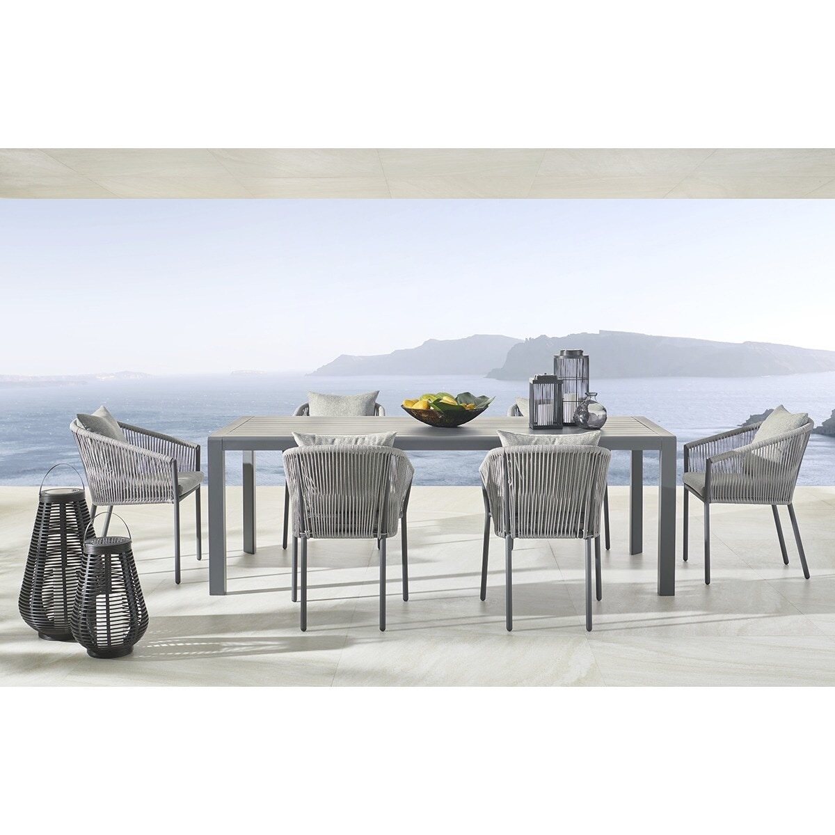 Sillón de jardín apilable Sonora El Corte Inglés - Gris Gris-9