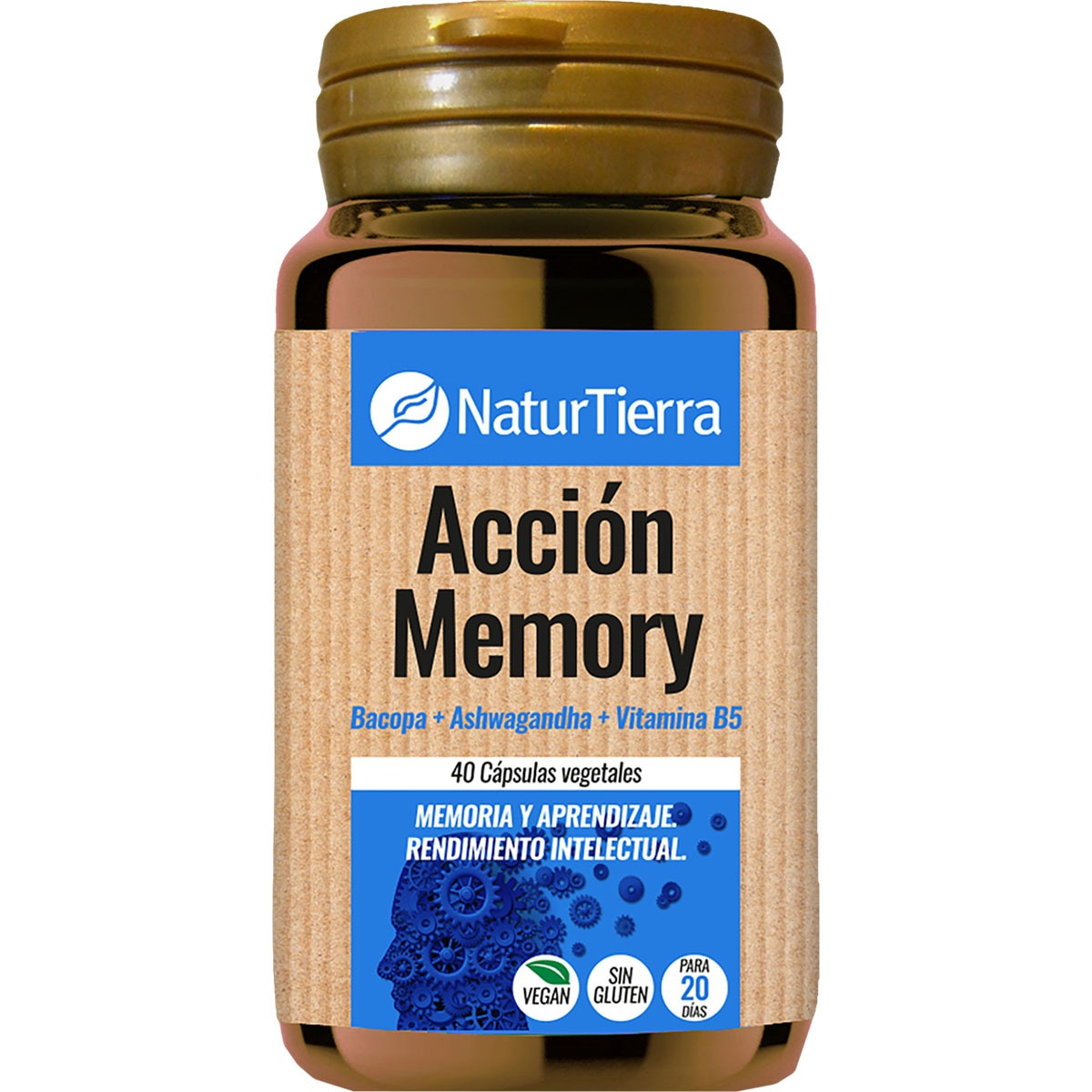 Acción Memory con vitaminas tipo B envase 40 capsulas