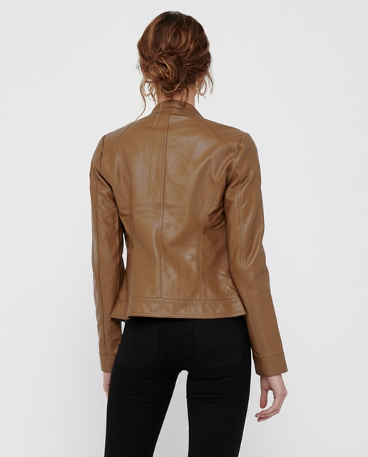 Cazadora de mujer estilo biker con cierre cremallera · Only · El Corte  Inglés