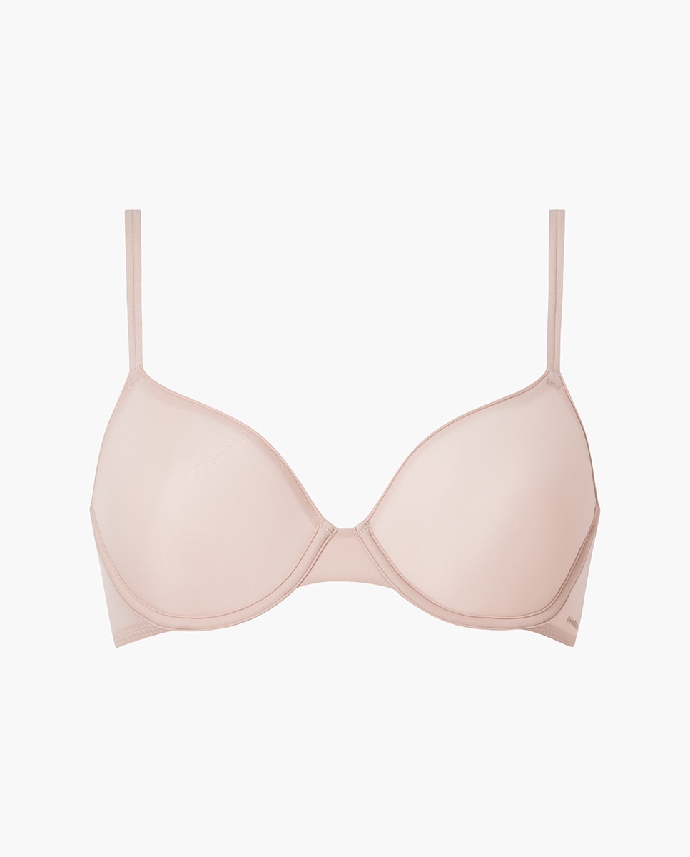 Soutien Clássico com Aros - Sheer Marquisette Rosa-4