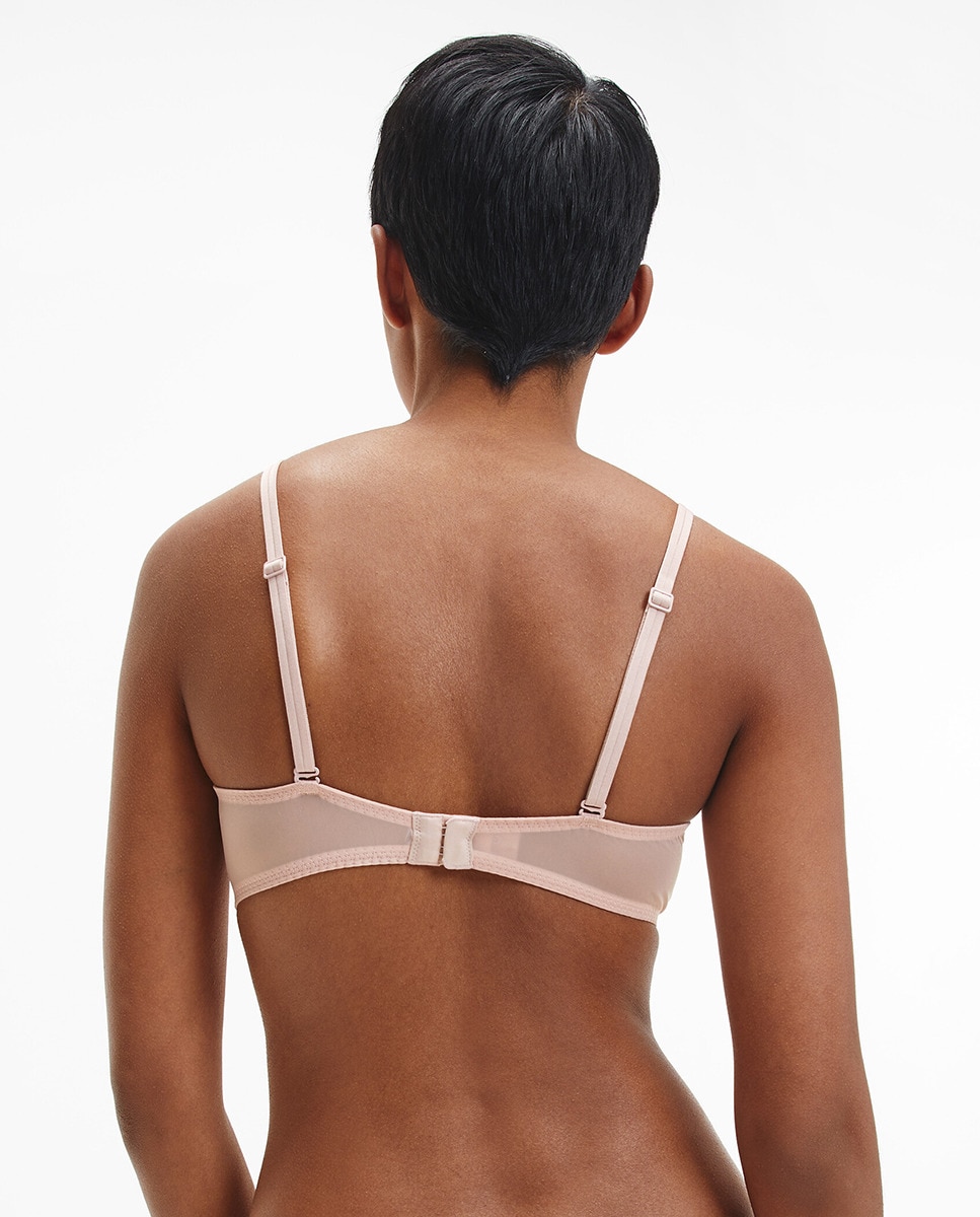 Soutien Clássico com Aros - Sheer Marquisette Rosa-2