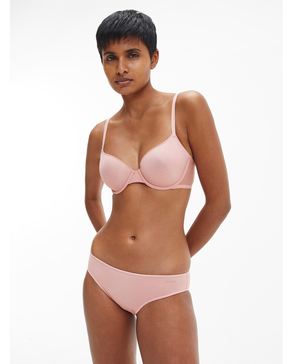 Cueca Clássica - Sheer Marquisette Rosa-5