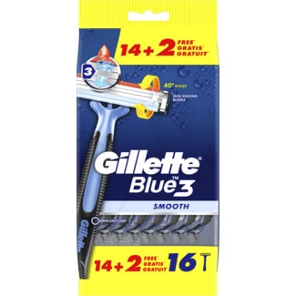 Lâminas Blue 3 Smooth Descartáveis embalagem 14 unidades - Gillette