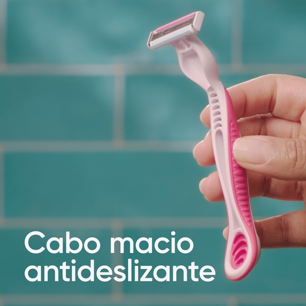 Lâminas Venus Descartáveis Dragonfruit embalagem 3 unidades