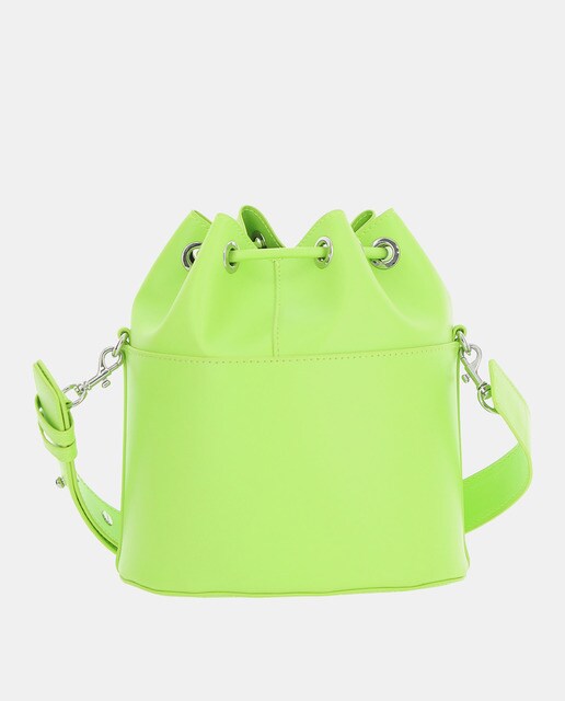 Bolso saco mini con cordón y correa en verde · Versace Jeans Couture · El Corte  Inglés