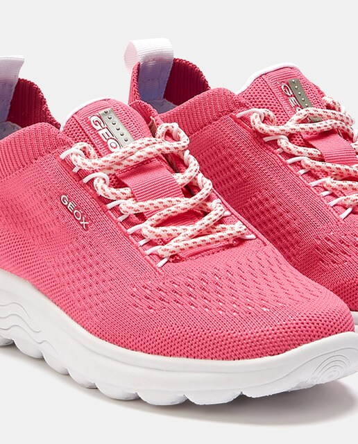 Zapatillas deportivas de mujer tipo calcetín en color fucsia · Geox · El  Corte Inglés