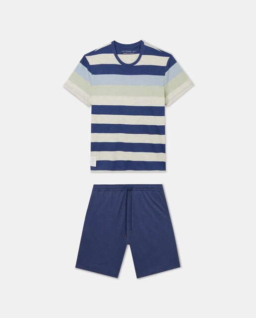 Pijama corto azul de hombre corto · Dustin · El Corte Inglés