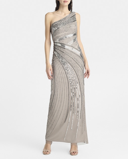 Imagen 0 de Vestido largo de mujer Adrianna Papell con pedrería