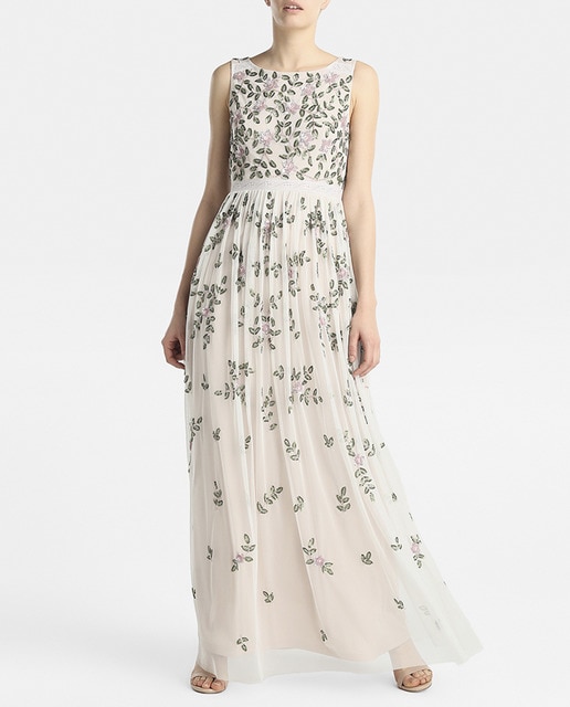 Imagen 0 de Vestido largo de mujer Adrianna Papell con abalorios