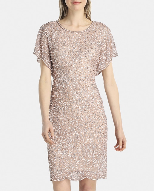 Imagen 0 de Vestido de fiesta de mujer Adrianna Papell con lentejuelas