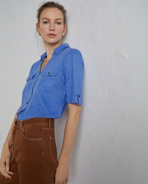 Camisas, Blusas y Tops mujer · Azules · Moda mujer · El Corte Inglés (860)  · 19