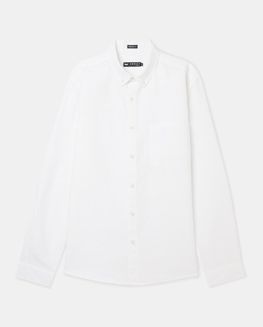 Camisa de hombre regular lisa blanca · Green Coast · El Corte Inglés