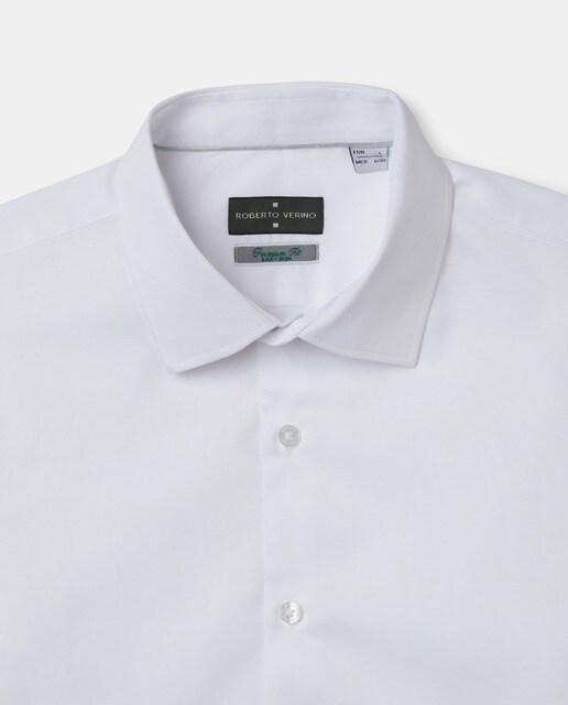 Camisa de hombre de regular diamante blanca · Roberto Verino · El Corte  Inglés