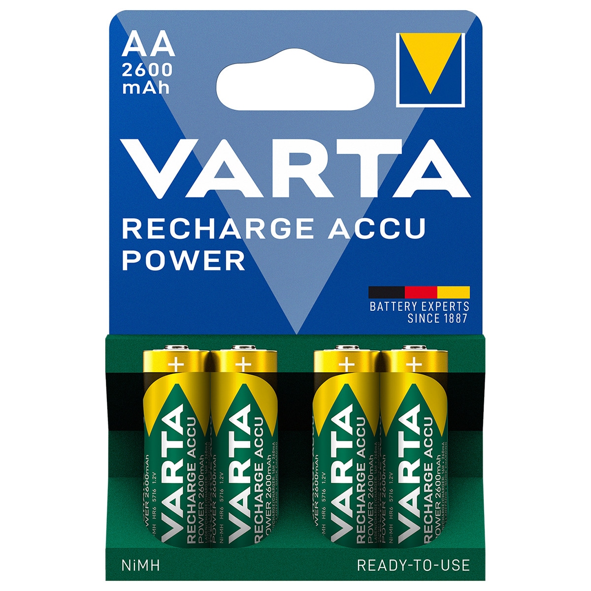 Imagen 0 de Acumulador de consumo Varta BLx4 AA 2600mAh