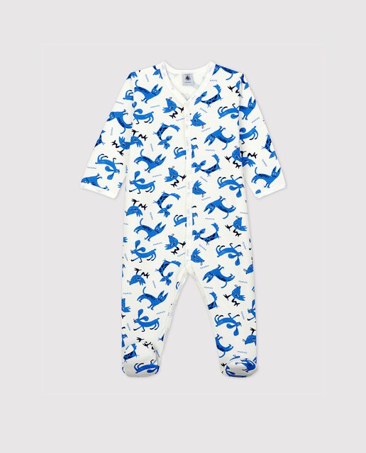 Pijama de felpa con estampado de fantasía para bebé · Petit Bateau · El  Corte Inglés