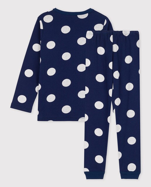 Pijama de niña de lunares de algodón orgánico · Petit Bateau · El Corte  Inglés