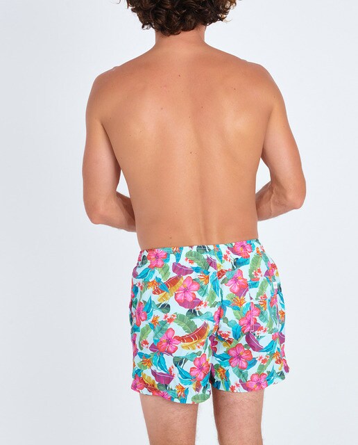 Bañador bermuda de hombre estampado rojo · Banana Moon · El Corte Inglés