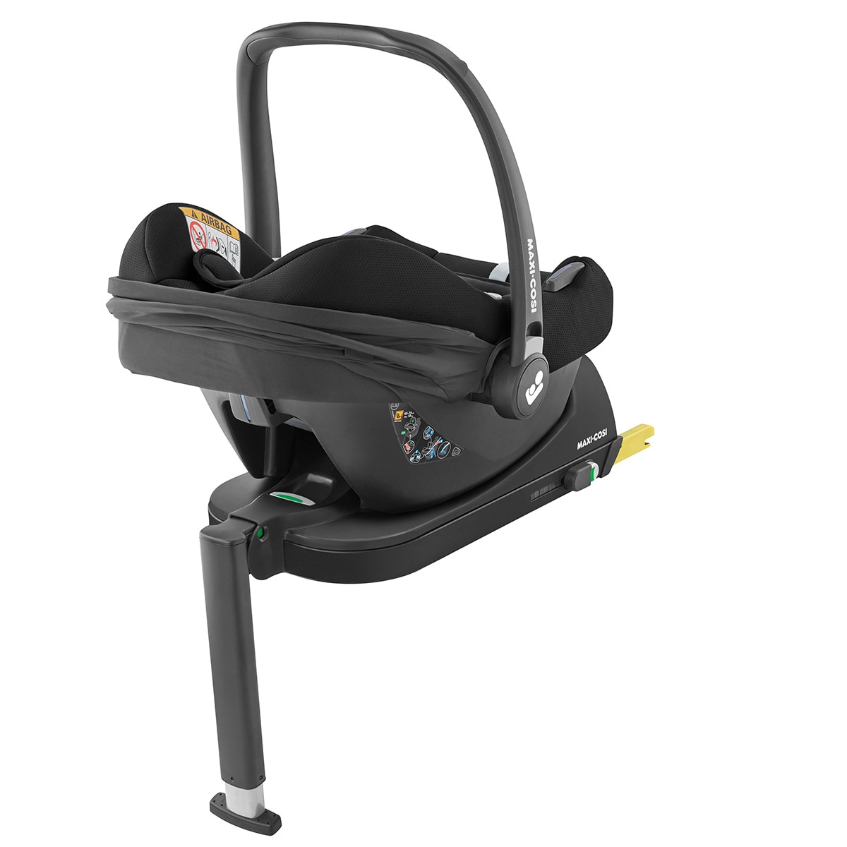 Cadeira Auto Pearl Carbiofix e Base Isofix i-Size - 40x83 cm Preto-3