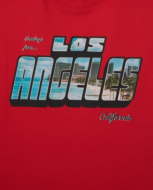 Camiseta de hombre roja de manga corta · Green Coast · El Corte Inglés