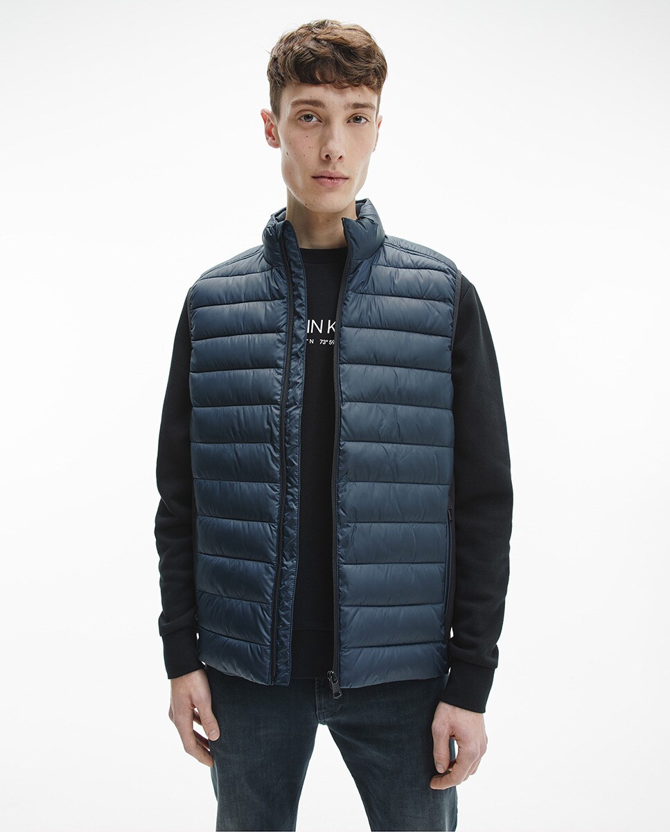 Blouson zippé en polyester recyclé