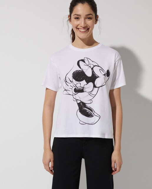 Camiseta de mujer con manga corta y estampado Disney · Easy Wear · El Corte  Inglés