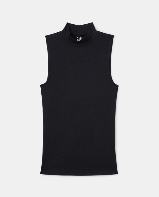 Camiseta de mujer con cuello subido sin mangas · GAP · El Corte Inglés