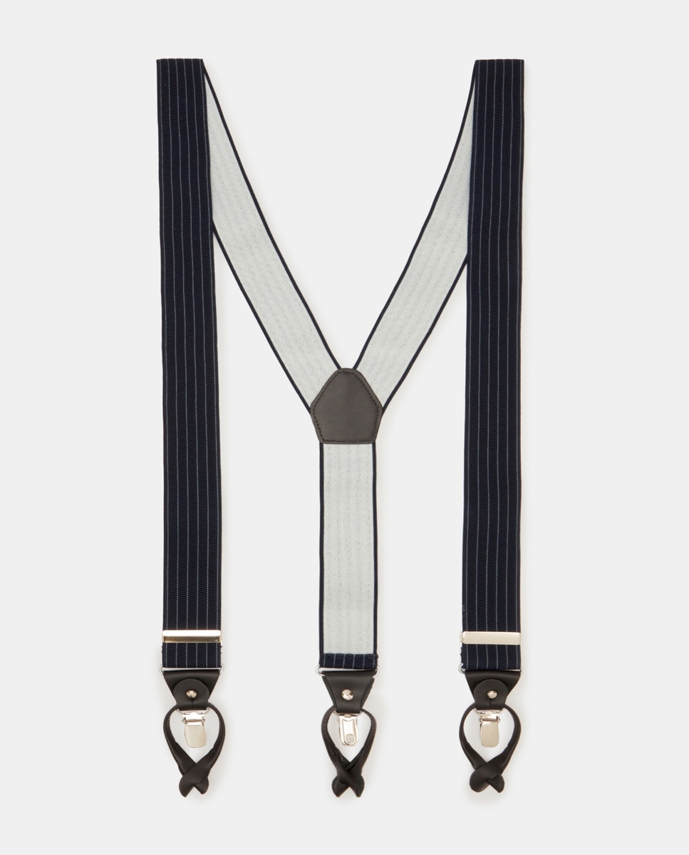 Imagem 0 de Suspensórios elásticos de uso duplo cinzentos