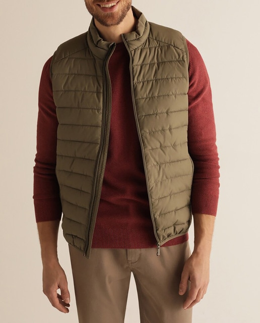 Imagen 0 de Chaleco ligero de hombre con bolsillos cremallera