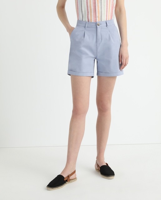 Imagen 0 de Short mujer pinzas saten