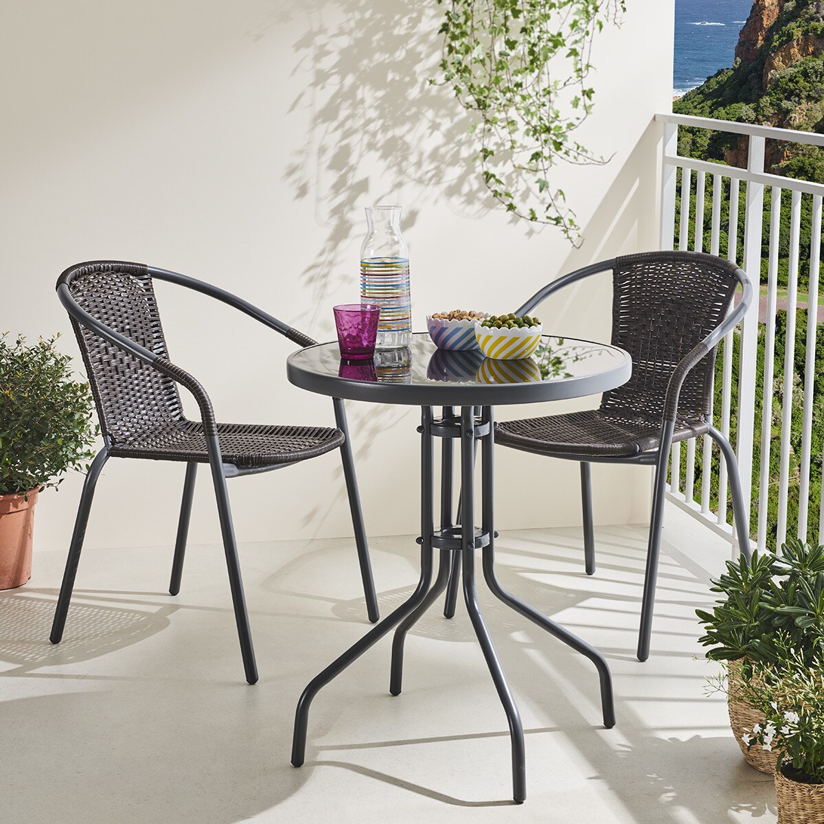 Colección de balcón en negro Timor Basics El Corte Inglés 2