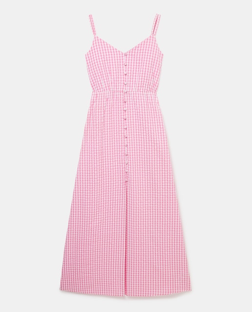 Vestido largo con cuadros vichy · Easy Wear · El Corte Inglés