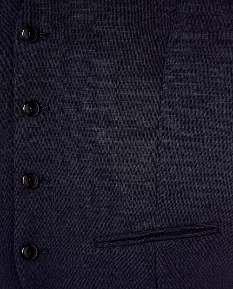 Colete Formal Liso - Azul Azul-marinho-5
