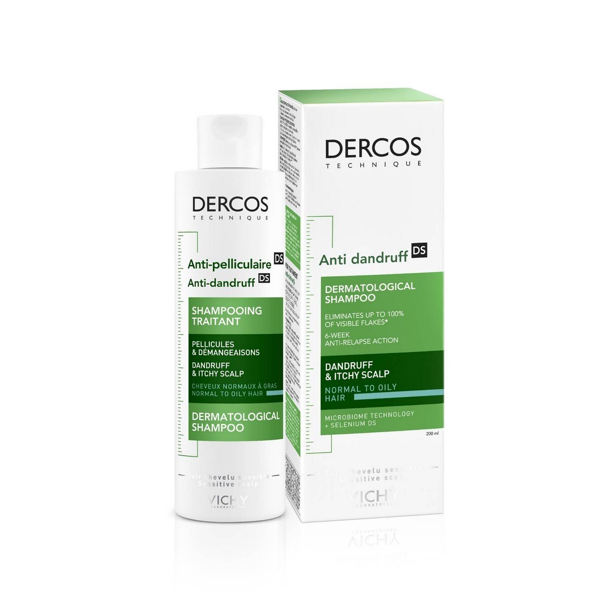 Champô Anticaspa Oleosa 200ml Vichy Dercos 3