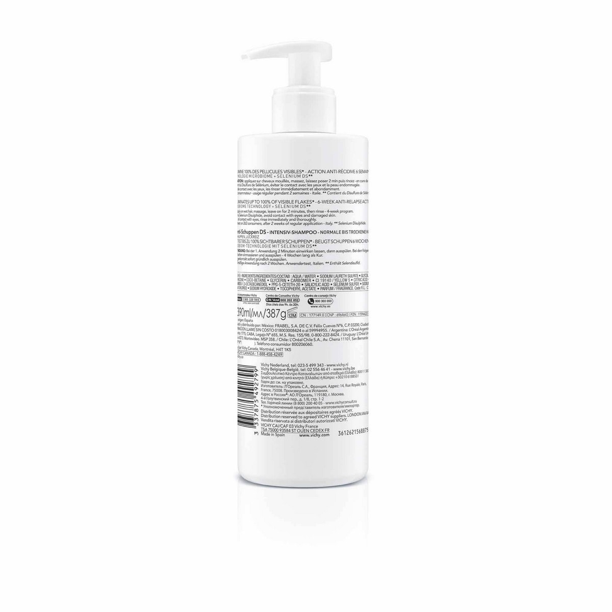 Champô Anticaspa Cabelo Seco Dercos Technique Vichy 2