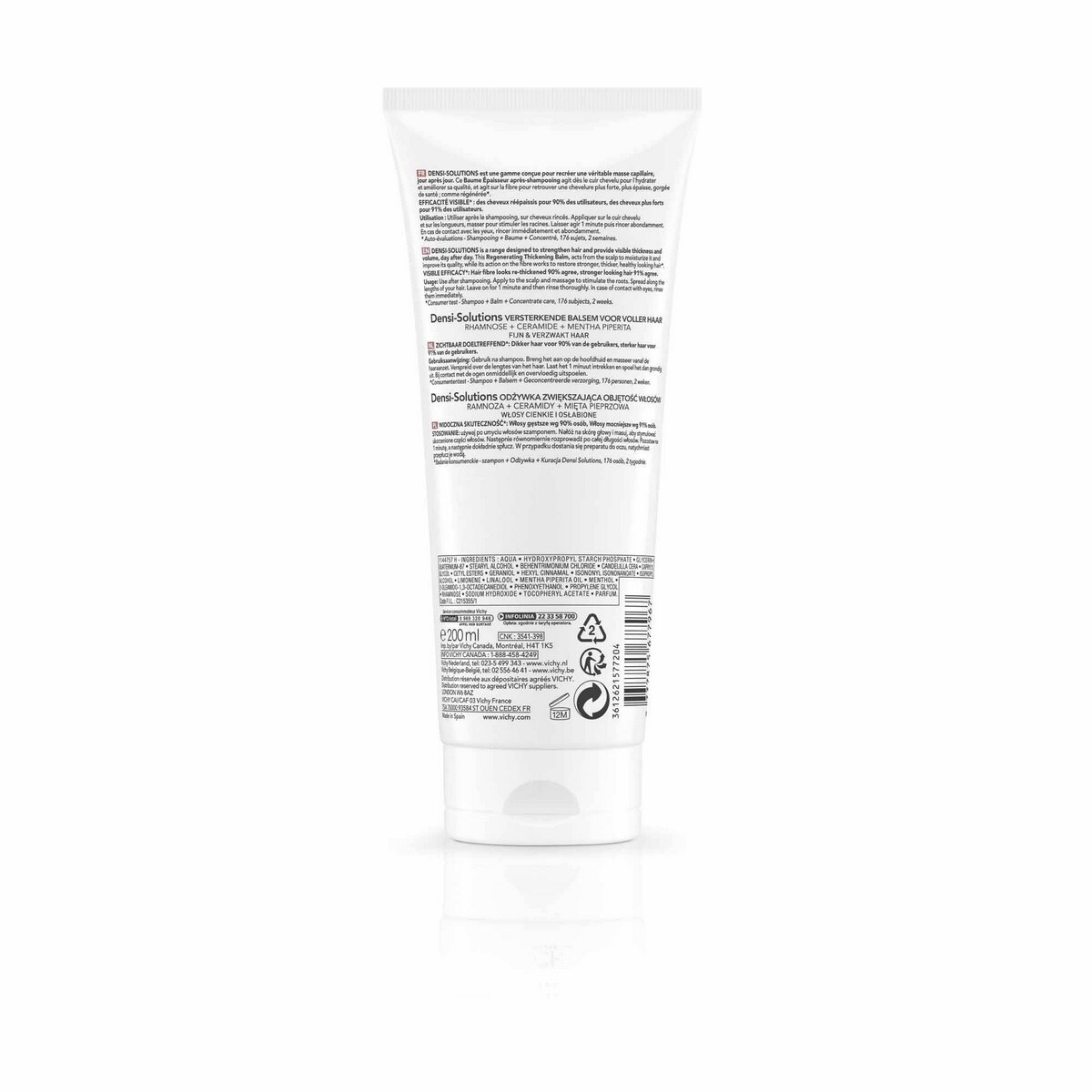 Bálsamo Densificador Reconstituinte Densi-Solutions 200ml Vichy Dercos 2