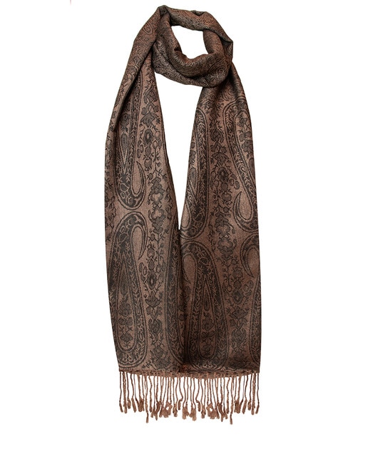 Imagen 0 de Pashmina marrón oscuro