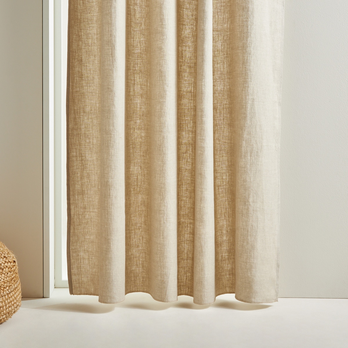 Rideau à fronces Washed