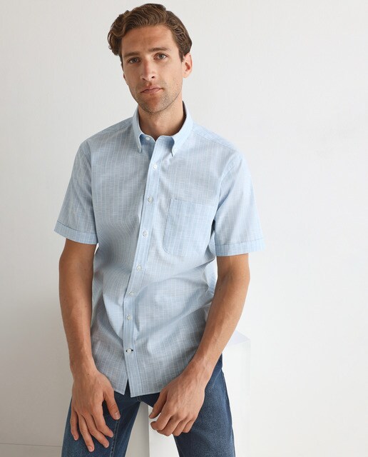 Camisa de hombre classic rayas azul · Rushmore · El Corte Inglés