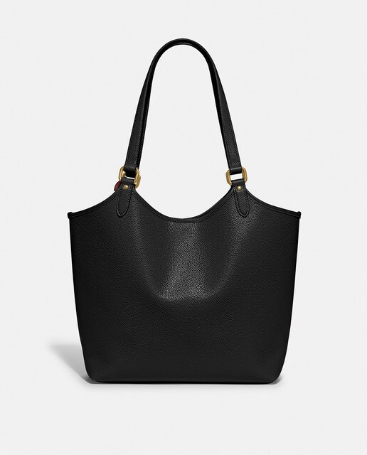 Tote mediano Day de piel vacuna granulada en negro · Coach · El Corte Inglés