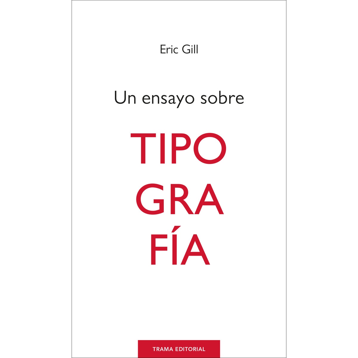 Imagem 0 de Un ensayo sobre tipografía(Tapa blanda con solapas)